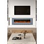 60inch Wall Mounted Electric Fireplace Grey