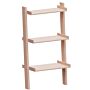 York 3 Tier Ladder Bookcase, Pine