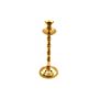 Brass Metal Dinner Candlestick 30cm