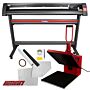 Clam Heat Press 38 X 38cm & 1350mm Vinyl Cutter Bundle