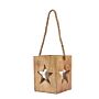 Natural Wooden Large Star Tealight Candle Holder