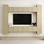 Vidaxl 10 Piece Tv Cabinet Set Sonoma Oak Engineered Wood