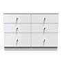 Yarmouth 6 Drawer Midi Chest In White