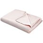 Weighted Blanket Cover Pink Polyester Fabric 150 X 200 Cm Solid Pattern