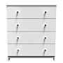 Yarmouth 4 Drawer Chest In White