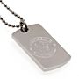 Chelsea Fc Engraved Dog Tag & Chain