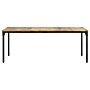 Vidaxl Dining Table 200x100x76 Cm Rough Mango Wood