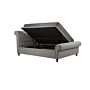 Castello Super King Side Ottoman Bed Grey