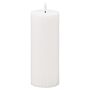 Luxe Collection Natural Glow 3"x8" Textured Ribbed Led Candle