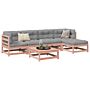 Vidaxl 6 Piece Garden Sofa Set Solid Wood Douglas Fir