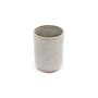 Taupe Ceramic Toothbrush Holder