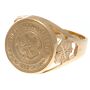 Celtic Fc 9ct Gold Crest Ring Large