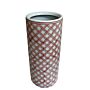 Red And White Daisy Chain Umbrella Stand