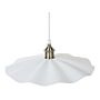 Pendant Lamp White Brass Metal Modern Industrial Style Decorative Ceiling Light Living Room Dining