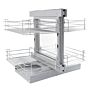 Kukoo Magic Corner Pull Out Kitchen Cupboard Drawers - Left Hand