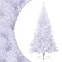 Vidaxl Artificial Half Christmas Tree With Stand White 210 Cm Pvc