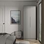 Milan Tall Plain Wardrobe In Dusk Grey