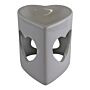 Heart Shaped White Ceramic Oil Burner