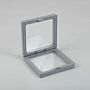 Lrg 3d Floating Frame Display 11x11cm - Grey