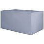 Rain Cover For Garden Furniture Grey Pvc Coated Fabric 169 X 88 X 83 Cm