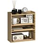 Homcom Four-tier Desktop Organiser - Oak Tone