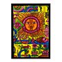 Handbrushed Cotton Wall Art - Sun