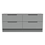 Milan 4 Drawer Bed Box In Dusk Grey