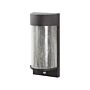 Outdoor Led Wall Light Lamp Black Sconce Metal Iron Glass Matte With Motion Sensor