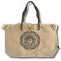 Natural Tote Bag Leather Handle - Buddha