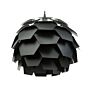 Pendant Lamp Black Plastic Pine Cone Shade Hanging Lamp