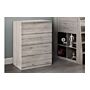 Jupiter 4 Drawer Chest Grey Oak