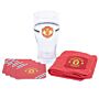 Manchester United Fc Core Stripe Mini Bar Set