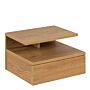 Ashlan Bedside Table With 1 Drawer In Oak