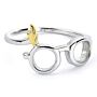 Harry Potter Stainless Steel Ring Harry Glasses Medium