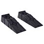 Durhand 1 Pair Heavy Duty 5 Ton Plastic Garage Workshop Car Service Ramps Lifting Automotive Vehicle Portable Low Clearance