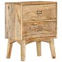 Vidaxl Bedside Cabinet 40x35x55 Cm Solid Mango Wood