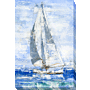 Blue Sails I By Ethan Harper - Canvas Print