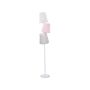 Floor Lamp Multicolour Metal 164 Cm Triple Polyester Classic Shade Modern Design Kids Room Lighting