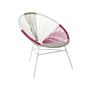 Garden Chair Multicolour Pe Rattan Papasan