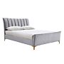 Clover King Bed Grey