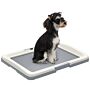 Pawhut Dog Toilet Tray For Training Dogs, 63 X 49 X 6cm