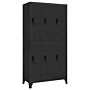 Vidaxl Locker Cabinet Anthracite 90x45x180 Cm Steel