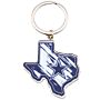 Dallas Cowboys State Shape Keyring