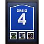 Rangers Fc 1972 Greig Signed Shirt (framed)