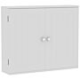 Bath Vida Priano 2 Door Wall Cabinet, White