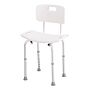 Homcom Bath Chair Shower Stool Safety Seat Bathroom Adjustable Positions