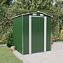 Vidaxl Garden Shed Green 192x191x223 Cm Galvanised Steel