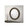 Cadence Large Round Pewter Wall Mirror