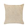 Decorative Cushion Beige Polyester 45 X 45 Cm