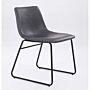 Meadow Pu Dining Chair Black & Grey (2s)